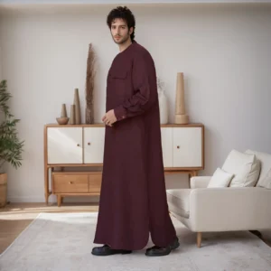 Cuffs Men's Maroon Thobe