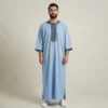 Classic Light Blue Mens Moroccan Thobes Canada Blue Mens Moroccan Thobes Canada
