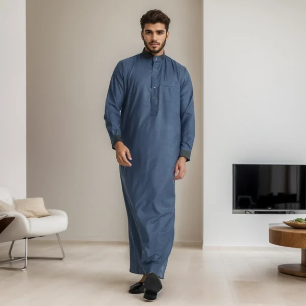 Blue Saudi Thobe