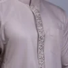 Dark Grey Embroidered Men's Saudi Arabia Thobes Canada Dark Grey Embroidered Men's Saudi Arabia Thobe