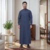 Chest Stripe Blue Thobe