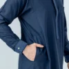 Designer Mens Navy Blue Saudi Thobe Canada Navy Blue Saudi Thobe