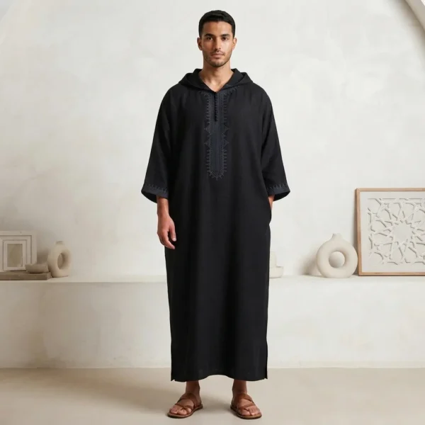 Hooded Moroccan Thobes Men CA
