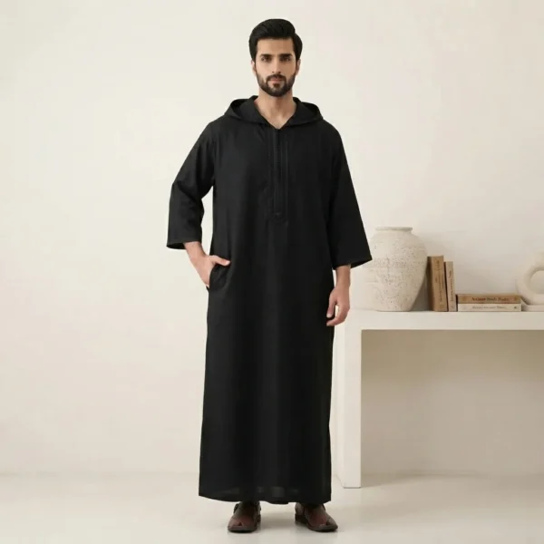 Hooded Mens Moroccan Thobes CA