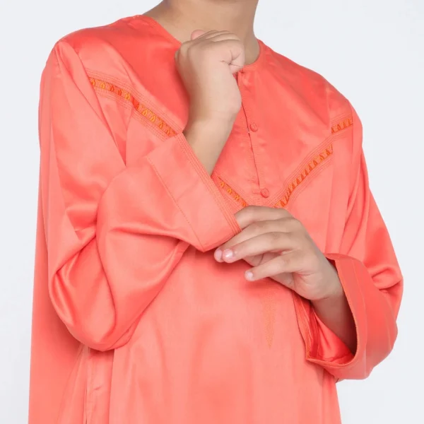 Pink Thobe For Boys