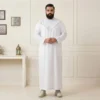Embroidered White Omani Style 6XL Men Thobes Canada Embroidered White Omani Style 6XL Men Thobes Canada