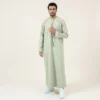 Emirati Sage Green Thobe For Mens CA Emirati Sage Green Thobe For Mens