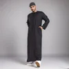 Black Mens Islamic Thobe