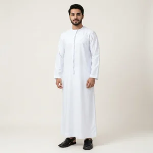 Emirati Style Pure White Tassel Thobe For Men Canada White Tassel Thobe For Men