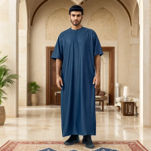 Blue Islamic Thobe