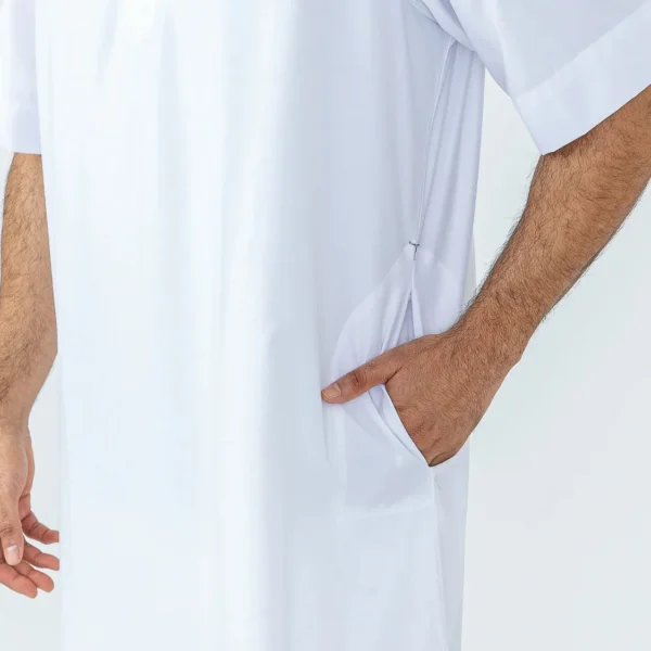 Half Sleeves White Sudi Thobes For Mens Canada Half Sleeves White Sudi Thobes For Mens Canada