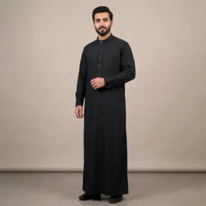 Islamic Men's Black Saudi Thobe Canada Black Saudi Thobe Canada