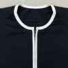Kids Black and White Contrast Zip Front Moderns Thobe CA Kids Black and White Thobe