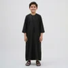 Kids Emirati Classic Black Thobe Canada Kids Emirati Classic Black Thobe