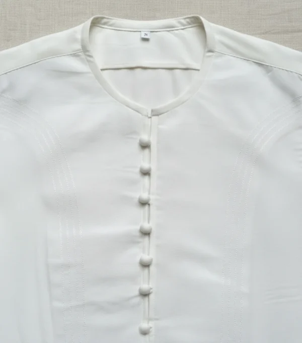White Formal Thobe for Boys