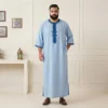 Light Blue Moroccan 6XL Plus Size Thobes For Mens Canada Light Blue Moroccan 6XL Plus Size Thobes For Mens Canada