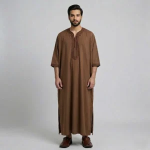 Brown Mens Moroccan Thobes CA