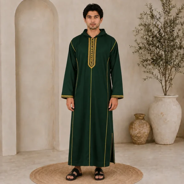 Emerald Green Djellaba