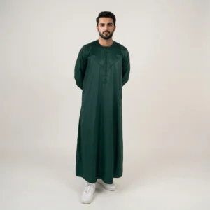 Men's Forest Green Omani Thobe