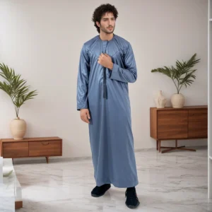 Collarless Silk Thobe Canada