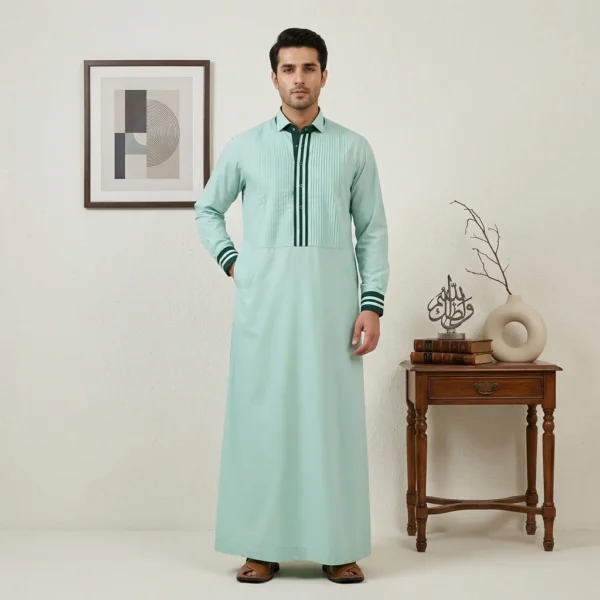 Mint Green Thobe For Men Canada Mint Green Thobe For Men