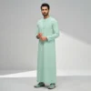 Omani Classic Mint Green Thobe For Mens