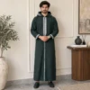 Forest Green Men’s Wool Hooded Djellaba