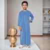New Kids Steel Blue Emirati Thobe Canada New Kids Steel Blue Emirati Thobe