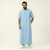 New Short Sleeve Ice Blue Mens Thobe Canada Canada New Short Sleeve Ice Blue Mens Thobe Canada