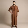 New Style Embroidered Brown Moroccan Thobes Men Canada Brown Moroccan Thobes Men Canada