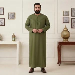 Olive Green Emirati 6XL Thobes For Men Canada Canada