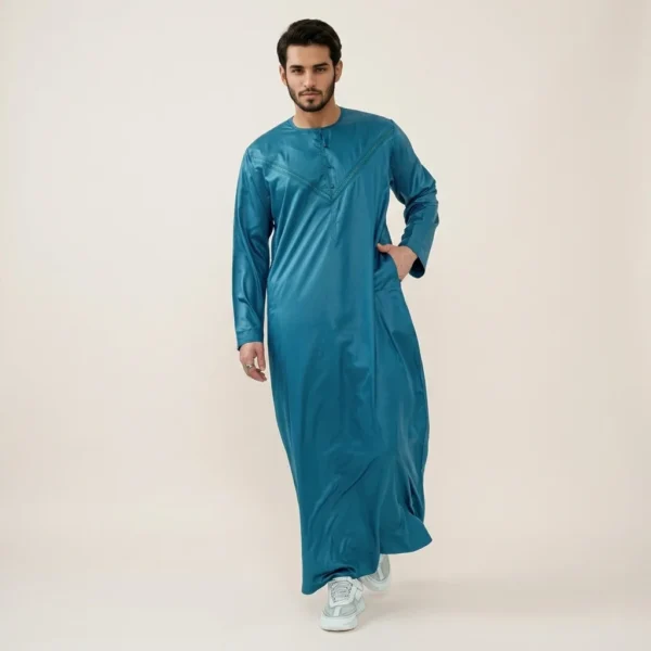Blue Men's Formal Thobe