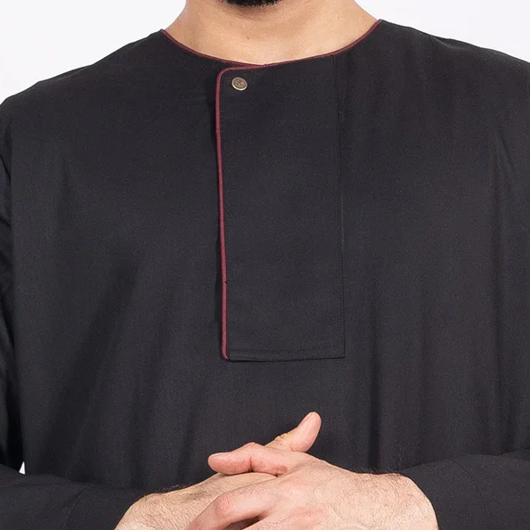 Dark Charcoal Grey Thobe CA