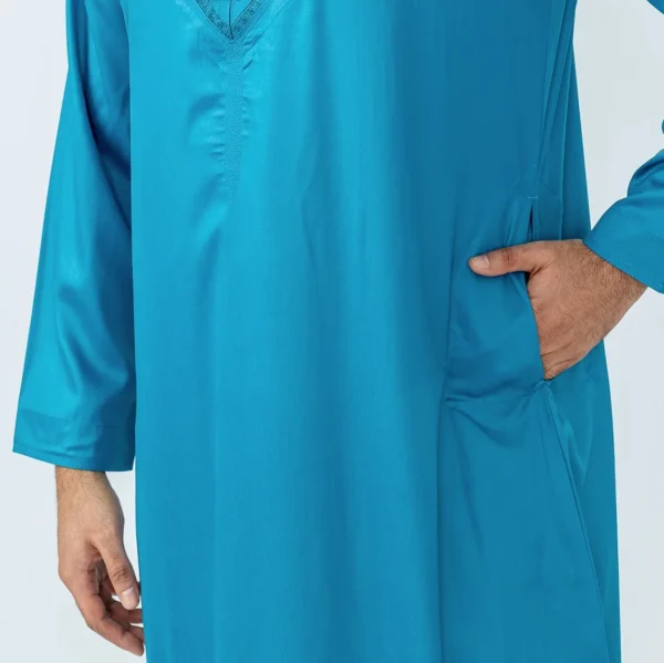 Blue Traditional Thobe For Mens