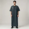 Short Sleeve Casual Style Men’s Black Thobe Canada Black Thobe Canada