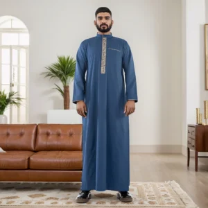 Embroidered Men's Thobe
