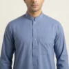 Traditional Classic Light Blue Saudi Thobe For Mens