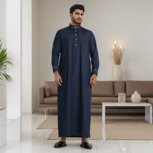 Navy Blue Saudi Thobe